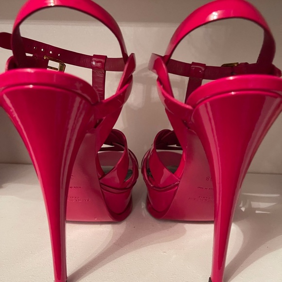 Saint Laurent got pink tribute heels - Picture 4 of 8